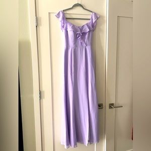 Azazie Sophie Dress in Lilac color Size 0